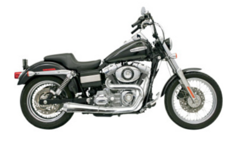 Bassani Road Rage 2:1 Exhaust System Chrome Dyna (1800-1307)