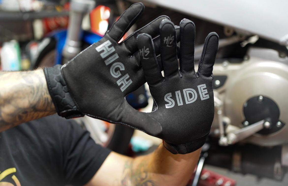 Busted Knuckle Garage All Purpose Leather Work Gloves - Busted