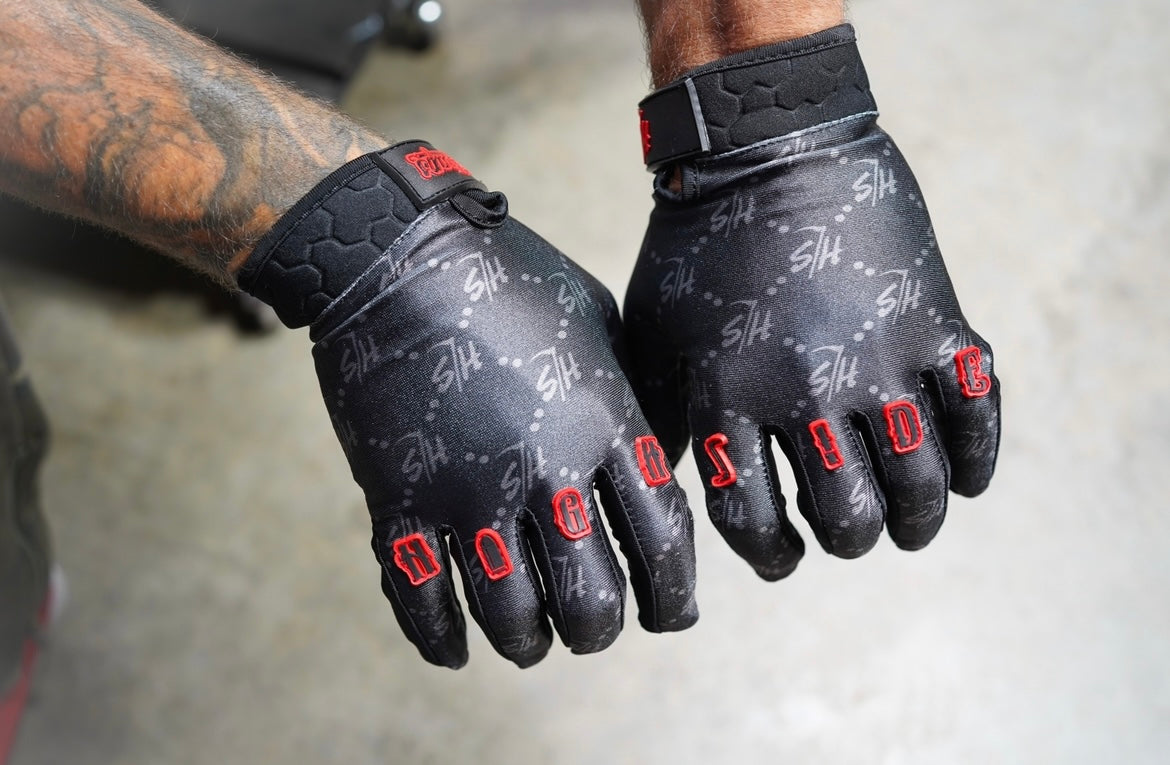 Busted Knuckle Garage All Purpose Leather Work Gloves - Busted
